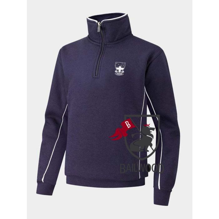 St Ursula's Convent School  1/4 Zip-top Fleece Jacket with Logo 