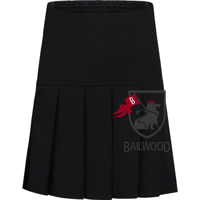 Fan Pleat Skirt (Black)