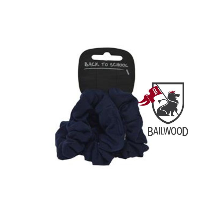 Jersy Scrunchies-Navy
