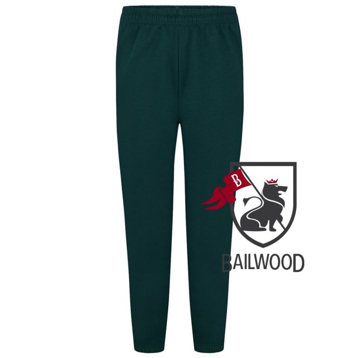 Jogging Bottoms (Plain) - Bottle Green