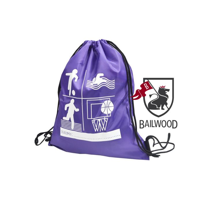 Printed PE Bags-Purple