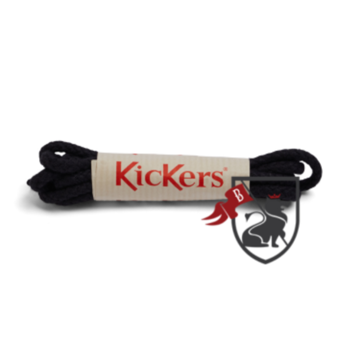 Kickers Unisex Cotton Laces (Black)