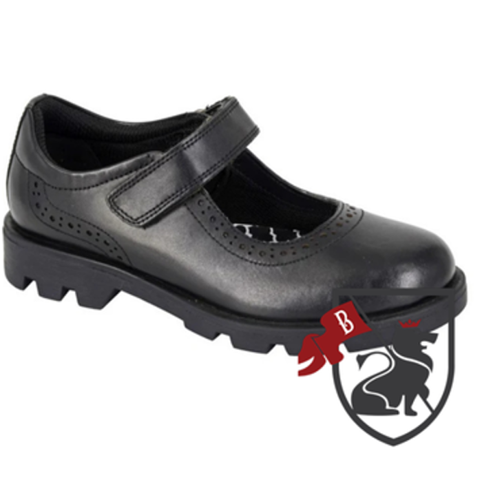 G192A/Girls Velcro Fastening Bar Shoe