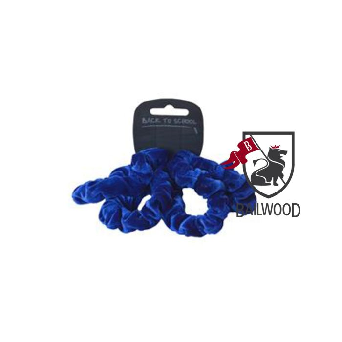 Velvet Scrunchies- Royal Blue