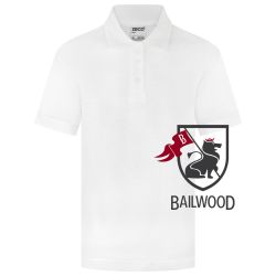 White Frilly Collar Polo T- Shirt 