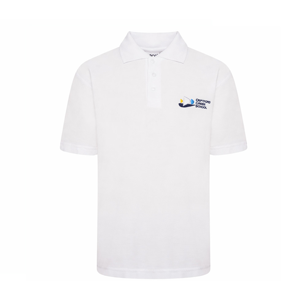 Deptford Green School Summer Polo with logo
