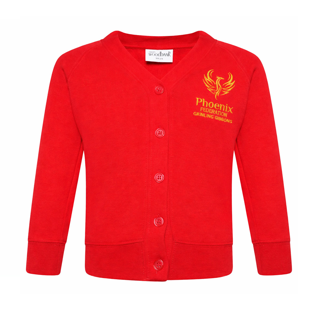 Grinling Gibbons Primary School  Cardigan with Logo