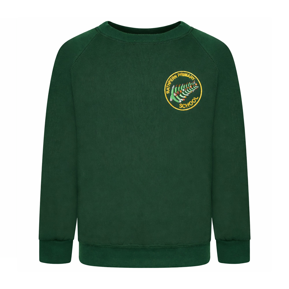 Rathfern Primary School Crewneck Sweatshirt With Logo