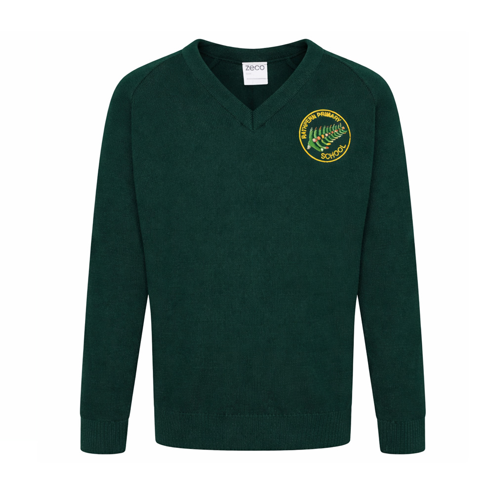 Rathfern Primary School V-Neck Jumper With Logo