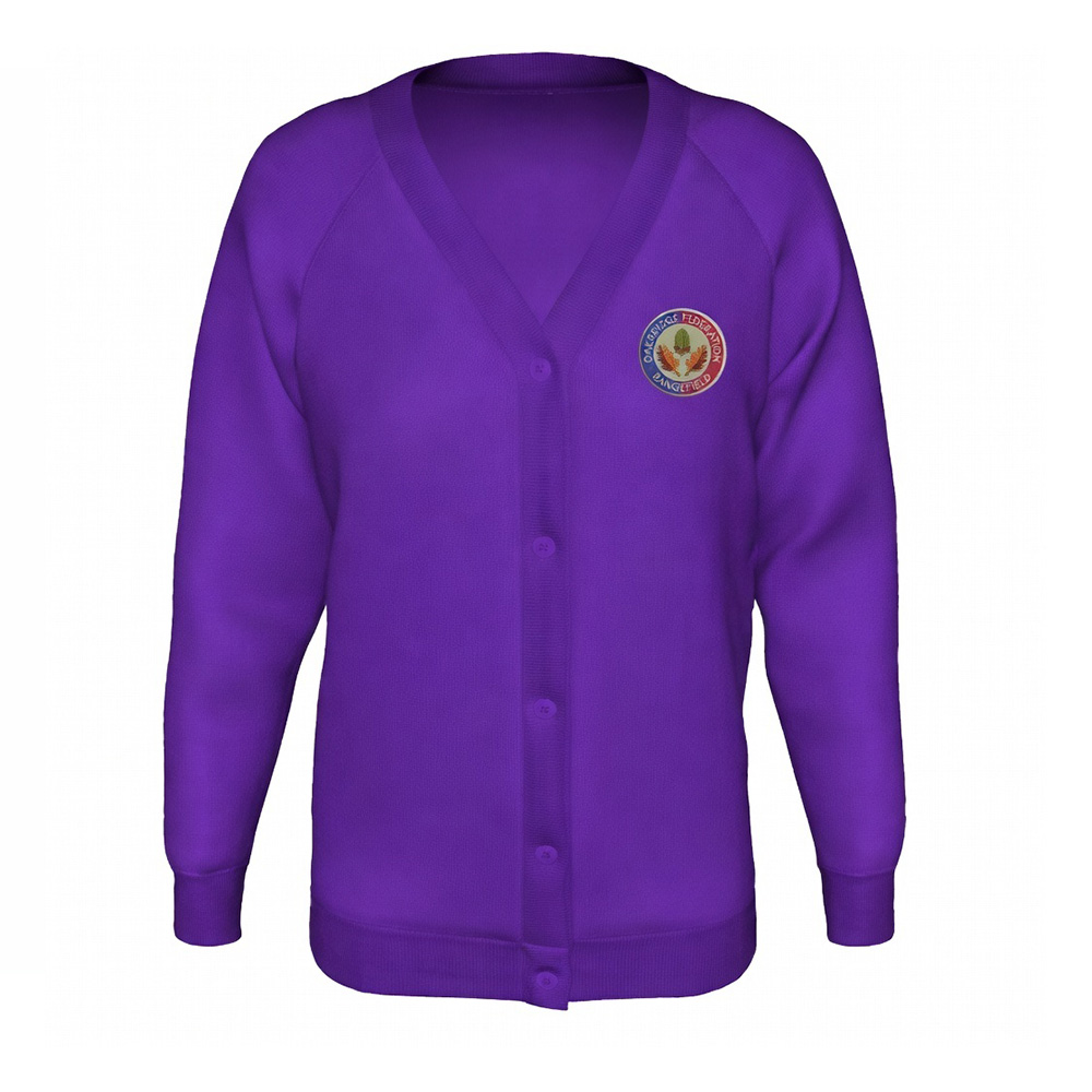 Rangefield Primary School Cardigan with logo