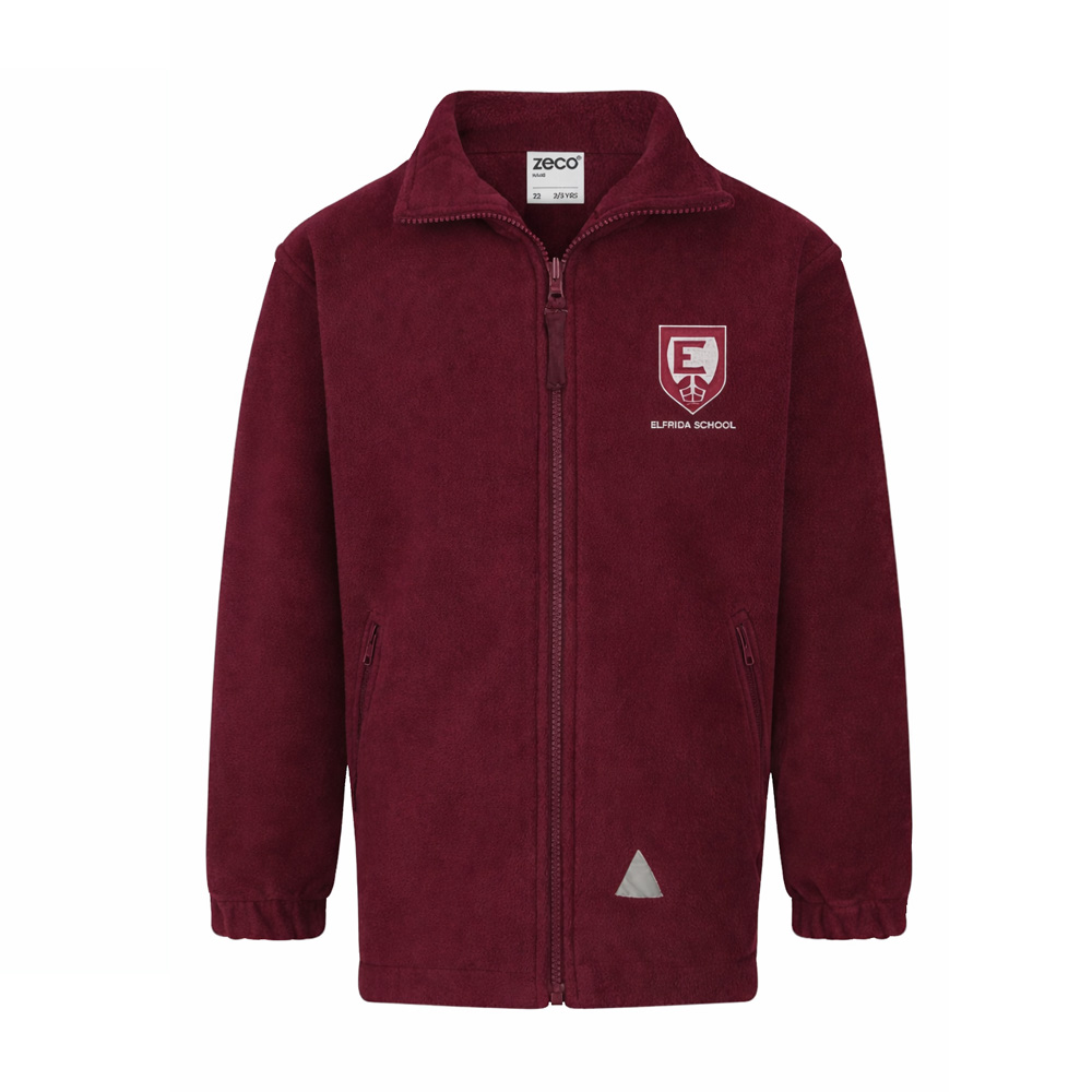 Elfrida Primary  School Zip Fleece Jacket with logo
