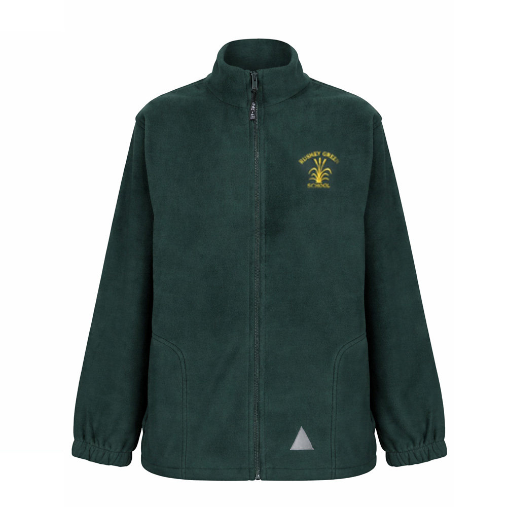 Rushey green  Primary School zip fleece jacket With Logo