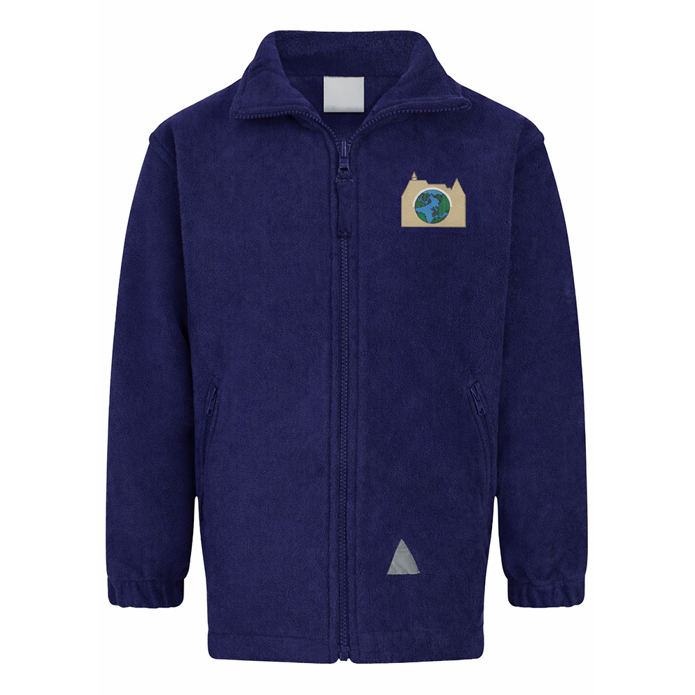 Deptford Park Primary School Zip Fleece Jacket  with Logo