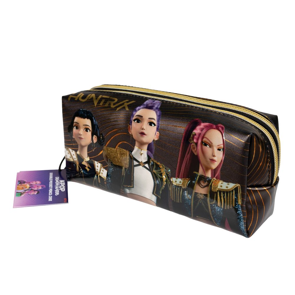 K Pop Demon Hunters Pencil Case (PU Golden)
