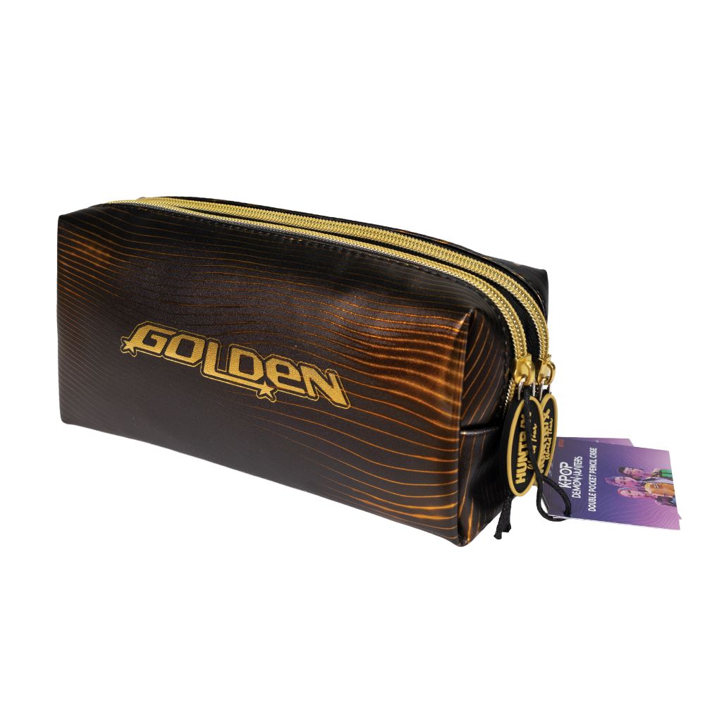 K Pop Demon Hunters Pencil Case (PU Golden)